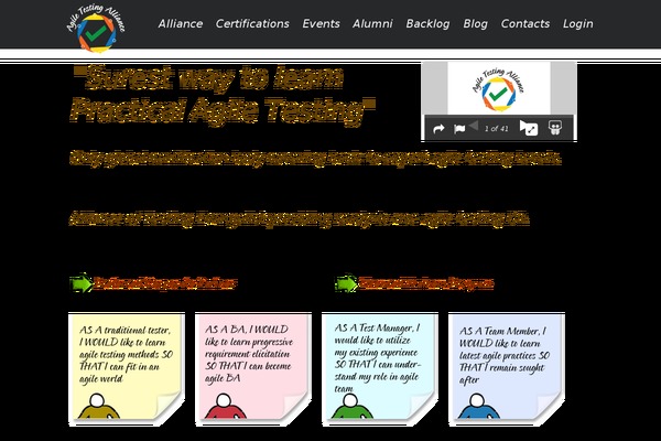 Klass theme site design template sample