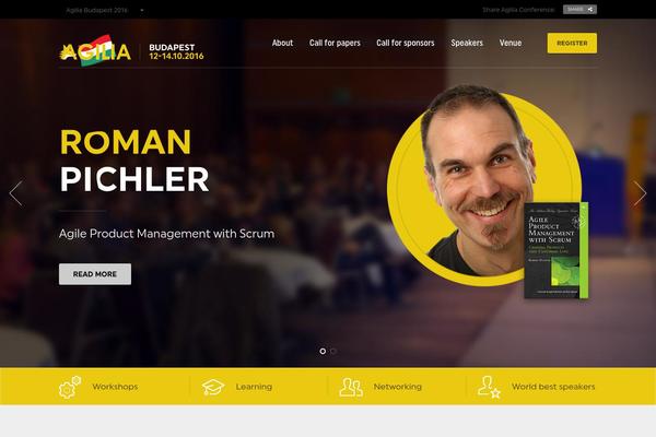 agiliabudapest.com site used Agiliaconference