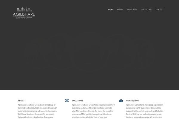 Miami theme site design template sample