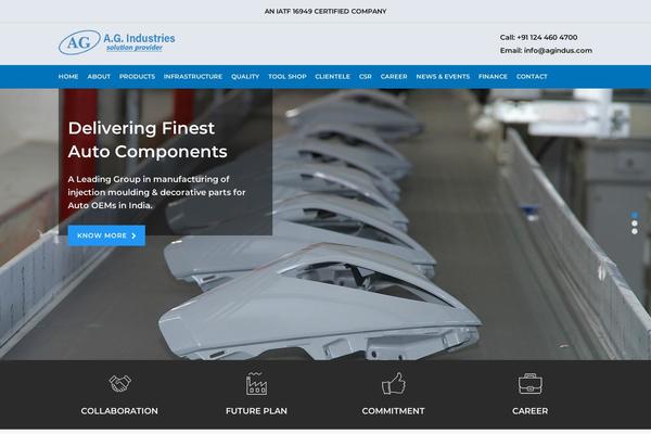 WordPress website example screenshot