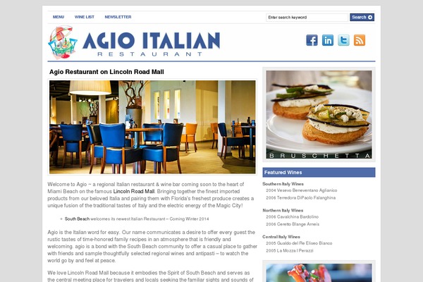 agiorestaurant.net site used Gazette
