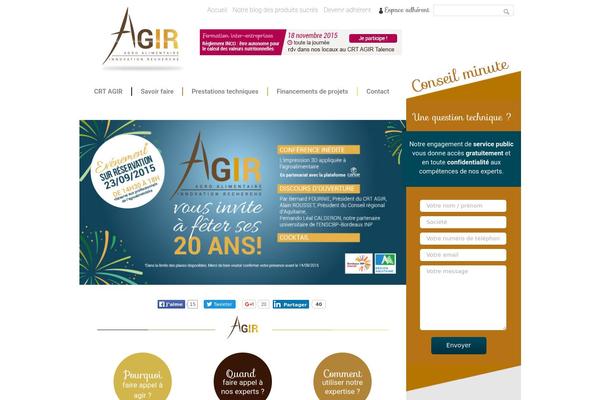 agir-crt.com site used Agir