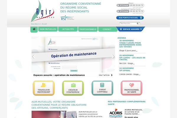 agir-mutuelles.fr site used Theme_agir