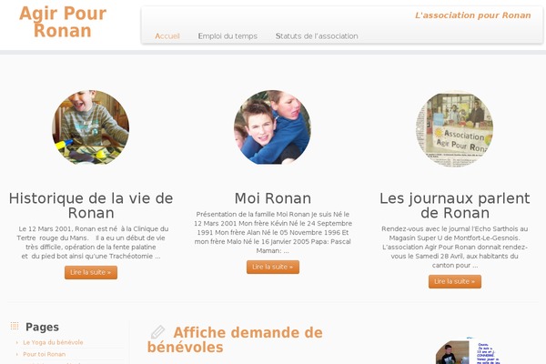WordPress website example screenshot