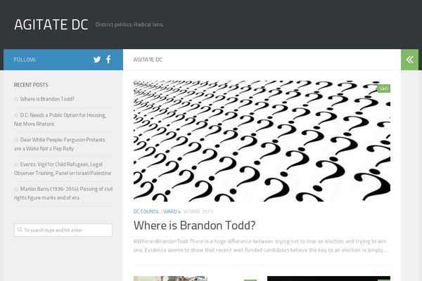 Hueman theme site design template sample