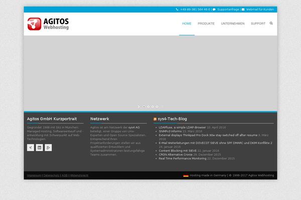 WordPress website example screenshot