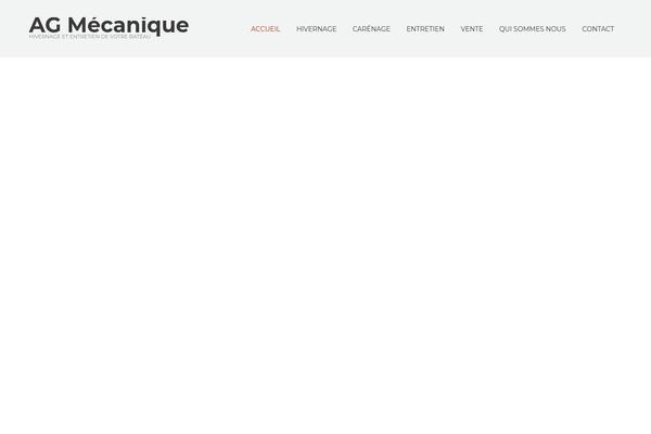 WordPress website example screenshot