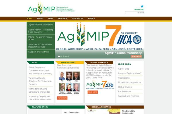 agmip.org site used Divi