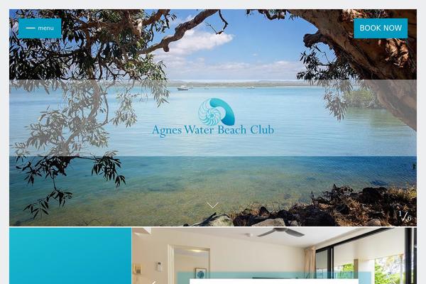 agneswaterbeachclub.com.au site used Pebbledesign