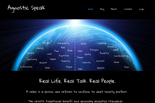 agnosticspeak.com site used Enterprise Pro