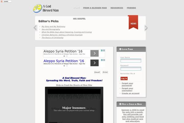 WordPress website example screenshot