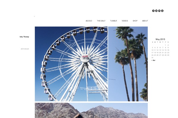 WordPress website example screenshot