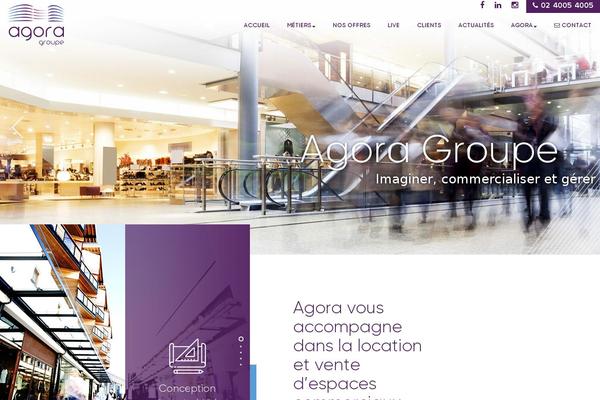 agora.fr site used Frover