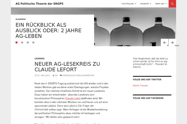 WordPress website example screenshot