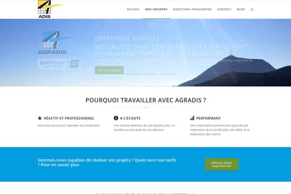 agradis.fr site used Enfold