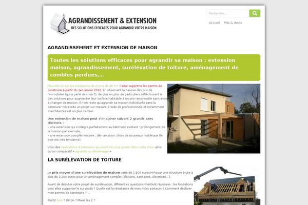 agrandissement-extension theme websites examples