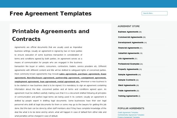 agreementstemplates.org site used Mansar