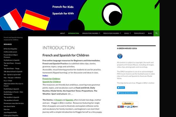 Twenty Fourteen theme site design template sample