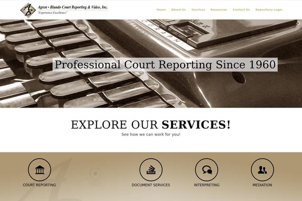 OceanWP theme site design template sample