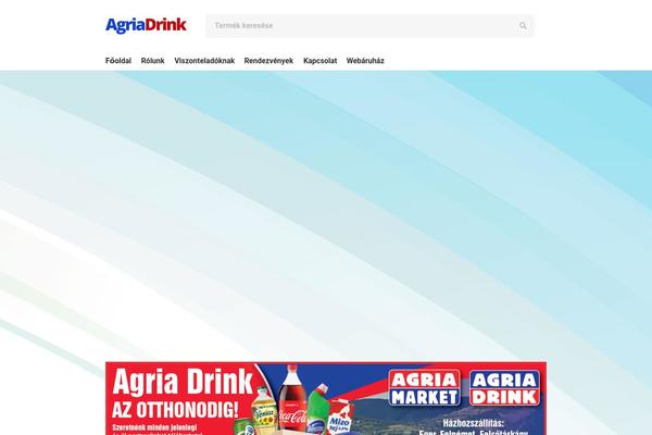 agriadrink.hu site used Food-market