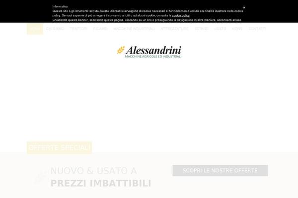 agrialessandrini.it site used Alessandrini