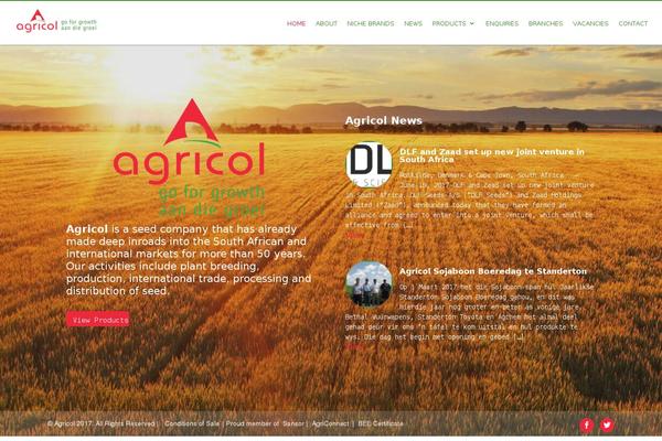 agricol.co.za site used Agricol
