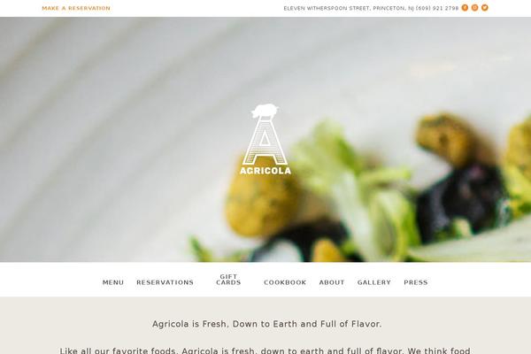 Agricola theme site design template sample