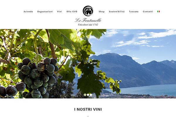 Wine theme site design template sample