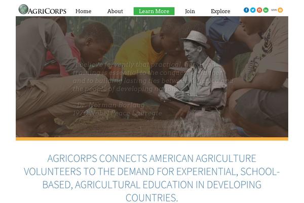 agricorps.org site used Agricorps