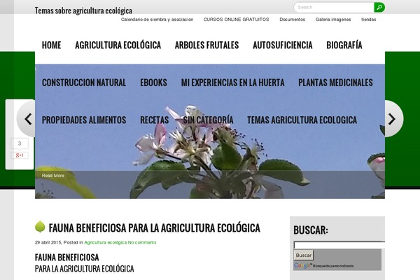 agriculturaecologicaonline.org site used Thegardenfolder