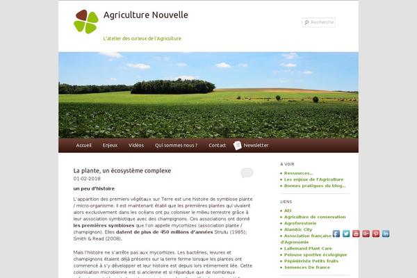 agriculture-nouvelle.fr site used Twentyeleven-ws