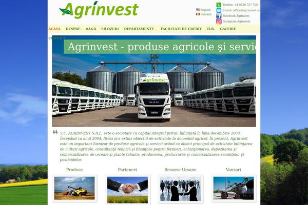 agrinvest.ro site used Agrinvest