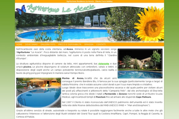 agriturismo theme websites examples