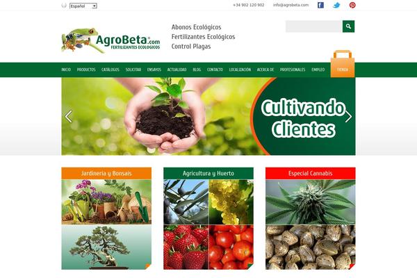 agrobeta.com site used Agrobeta