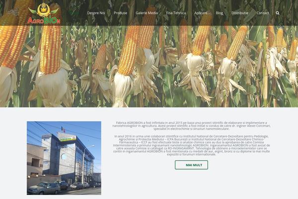 Impreza theme site design template sample
