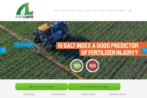 agroliquid.com site used Agro-liquid