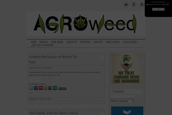 agroweed.com site used Grisaille