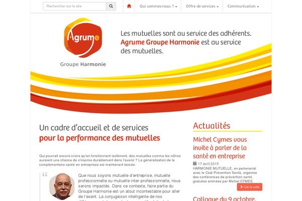 agrume-groupe-harmonie.fr site used Agrume