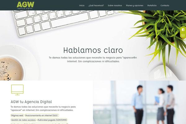 WordPress website example screenshot