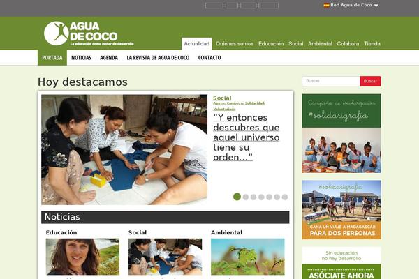 aguadecoco.org site used Freepresscoop