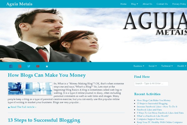 aguiametais.com site used iTek