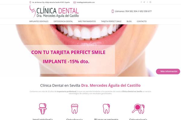 Dental-clinic theme site design template sample