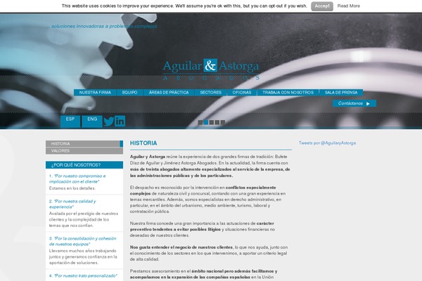 aguilaryastorga.com site used Abogados