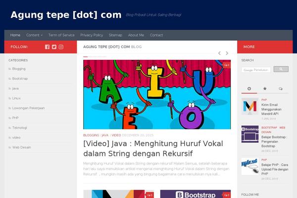 WordPress website example screenshot