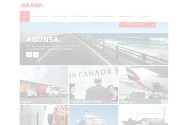 agunsa.com site used Agunsa