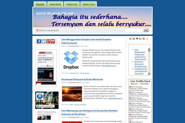 WordPress website example screenshot
