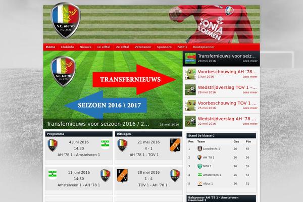 ah78.nl site used Football Club