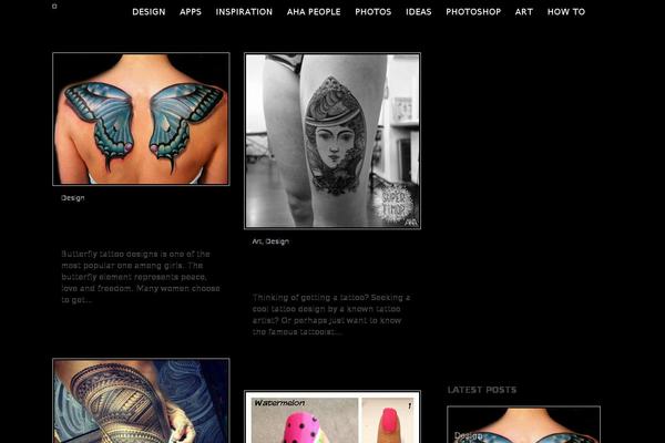 SimpleMag child theme site design template sample