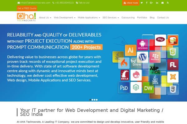 WordPress website example screenshot