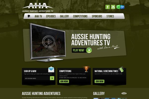 Aha theme site design template sample